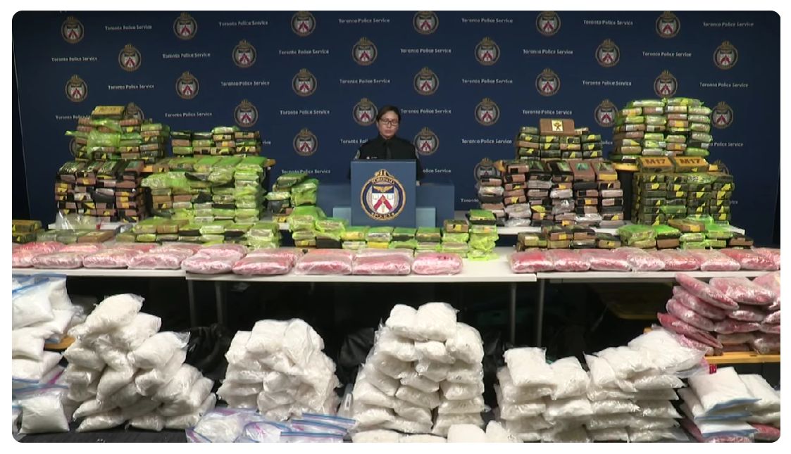 Toronto Police Seize Cocaine And Crystal Meth Worth $90mn In Historic ...